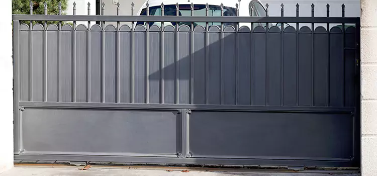 Metal Driveway Gate Installation Edgewood