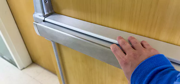 Installing a Push Bar on a Door Edgewood